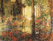 eduard hanslick designed by thomas edwin mostyn oil painting